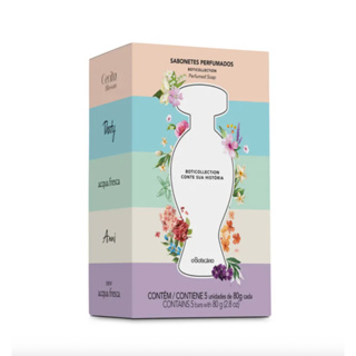 Boticário Kit Sabonetes Perfumados Boticollection em Oferta na Shopee