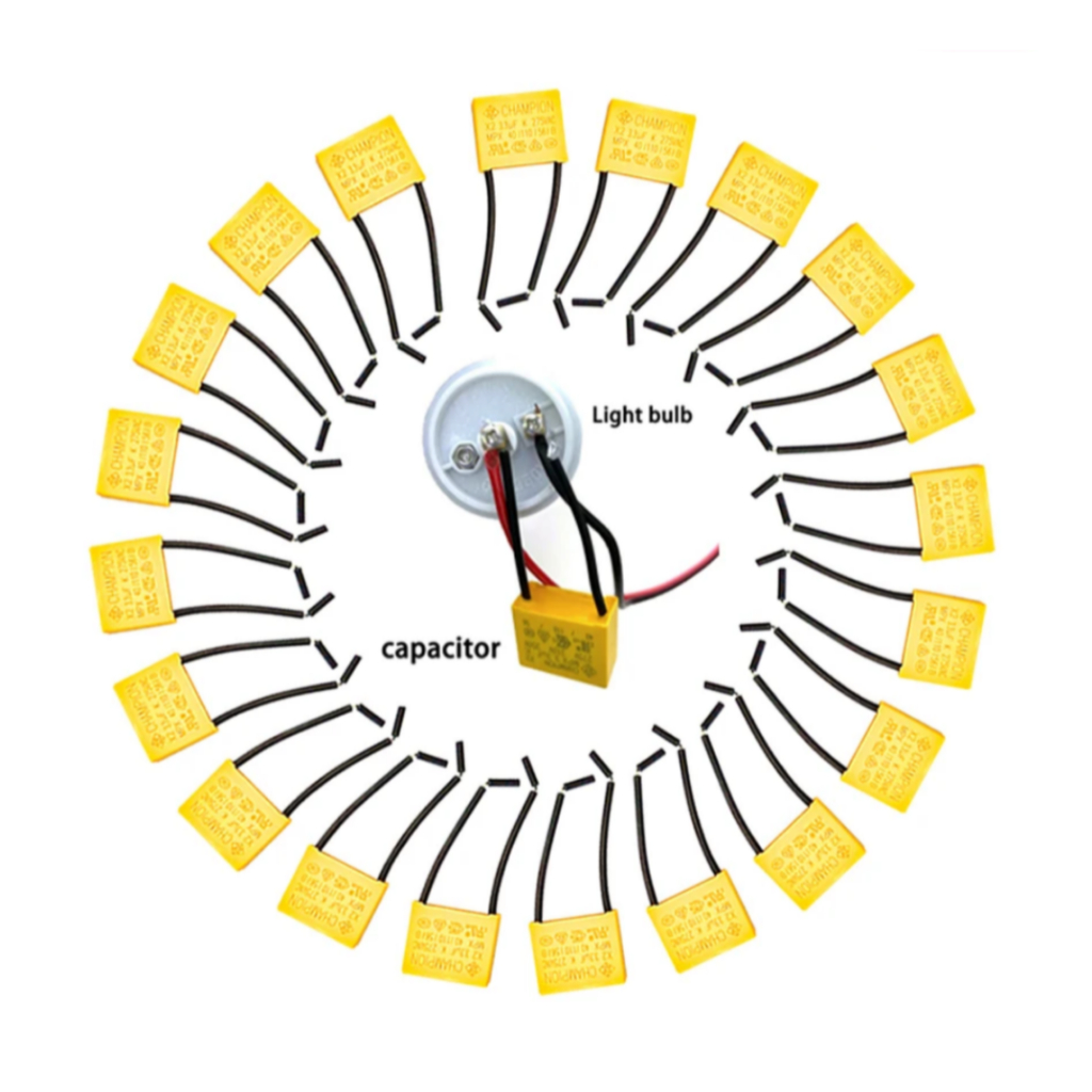 Capacitor 3.3 Uf 275v P/ Interruptor Wifi Inteligente Tuya e