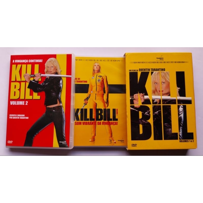 Box DVD Kill Bill Vol. 1 e 2 C/ Luva | Shopee Brasil