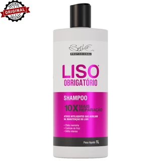 Shampoo Profissional Liso Obrigatório 1L | Hidratação e reconstrução em Oferta na Shopee