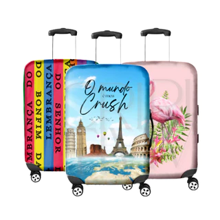 Capa de Mala para Viagem Protetora Estampas Personagens em Oferta na Shopee