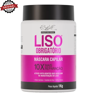 Máscara Profissional Liso Obrigatório 1L | Hidratação e reconstrução em Oferta na Shopee