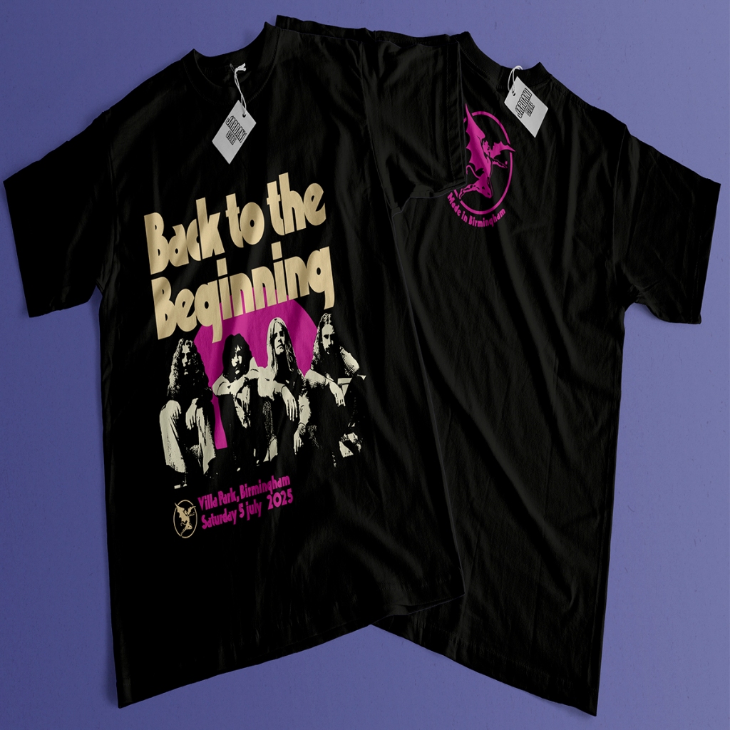 Camiseta Black Sabbath Back to The Begining Exclusiva Camisa