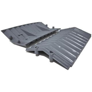 Chapeu Capa de Muro Pingadeira Plástico Kit 30un10metros linear Moderno, Elegante e Fácil de Montar