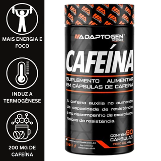 CAFEÍNA TERMOGÊNICO 90 CAPSÚLAS - ADAPTOGEN