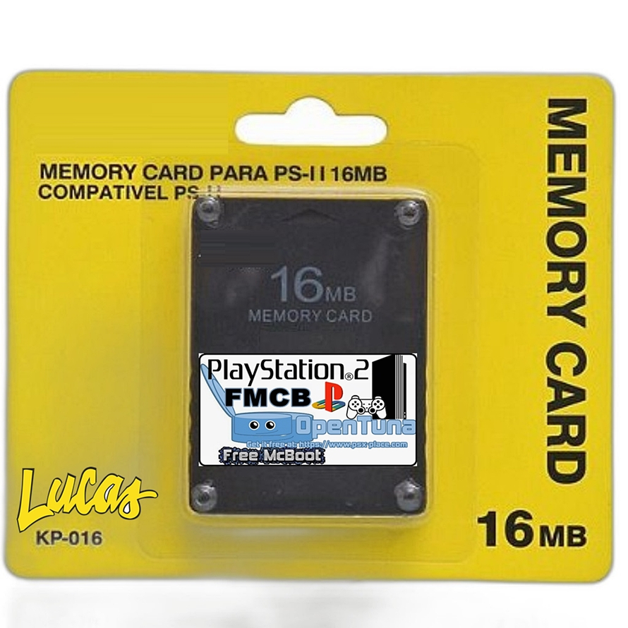 Memory Card 16Mb com OPL para PS2 FAT + OpenTuna para PlayStation 2 ...