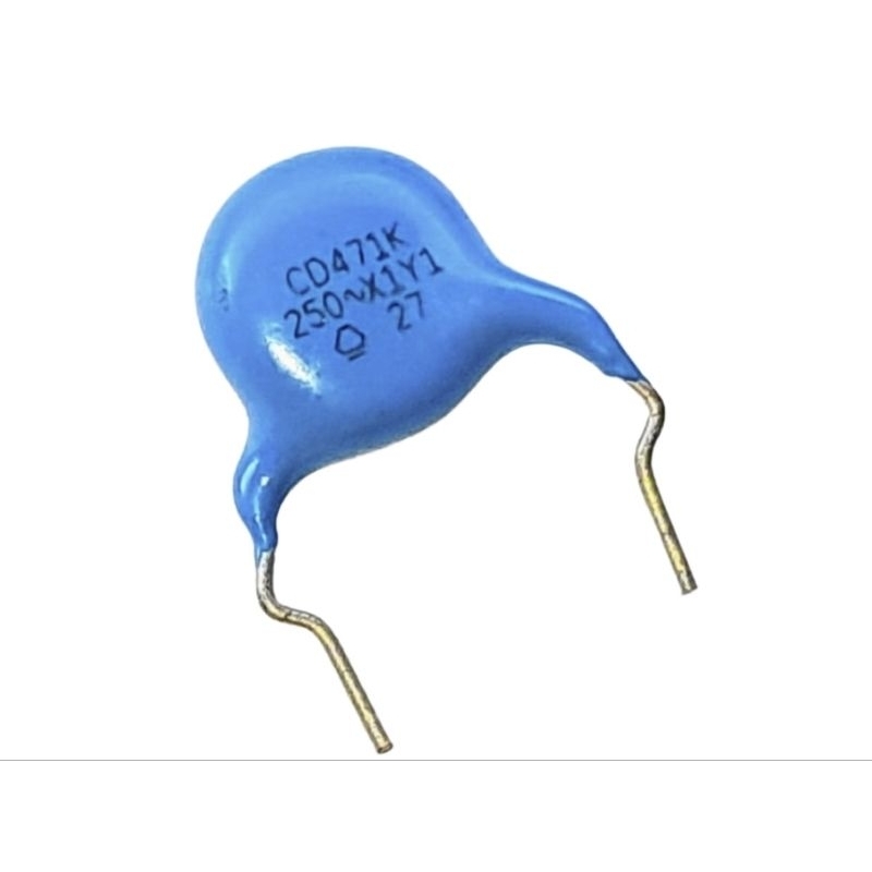 Capacitor Ceramico 470pf 471k 250v 10MM Kit c/ 10 Peças a Pronta ...