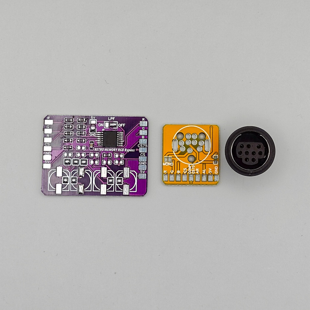 Mod Rgb Para Master System 1, 2 e 3 Com Conector Para Scart ...