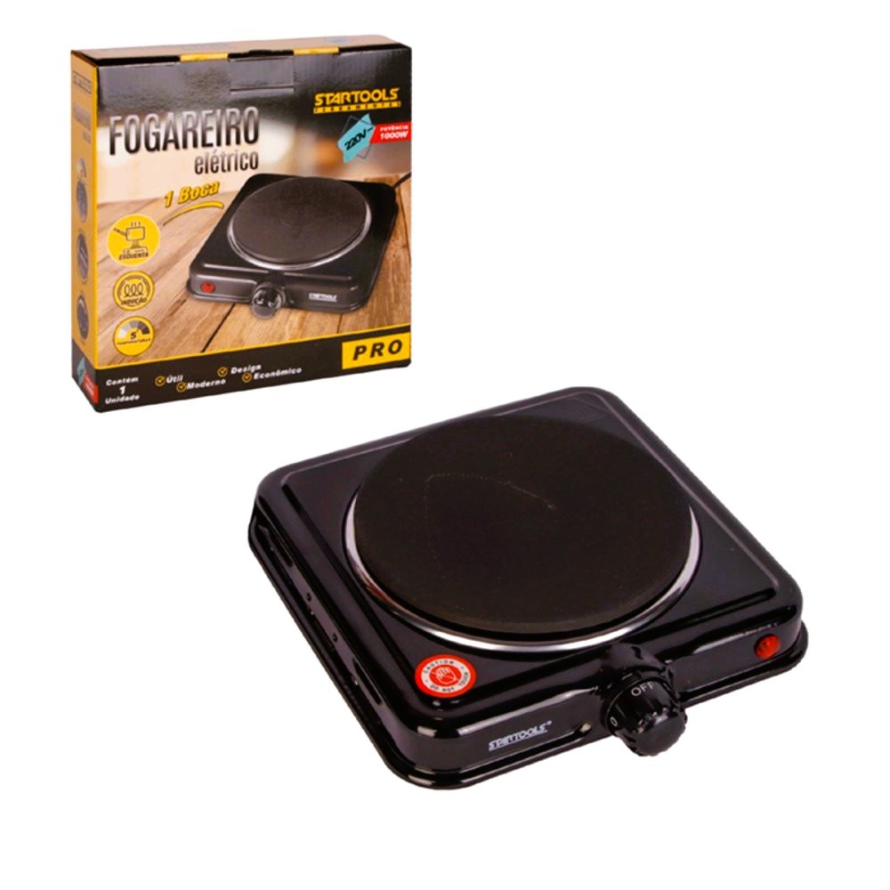 Fogão Elétrico Portátil - 1 boca | Shopee Brasil