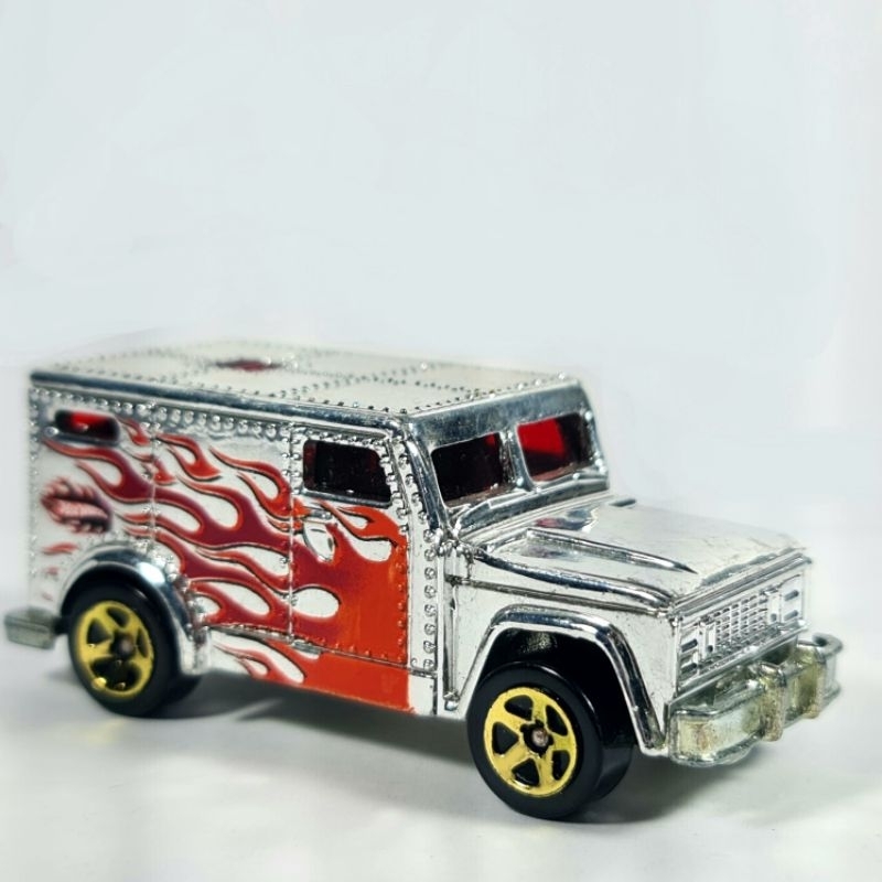 Hot Wheels ARMORED TRUCK CAMINHAO VAN ANTIGO 2004 EXCLUSIVO PACK CHROME ...