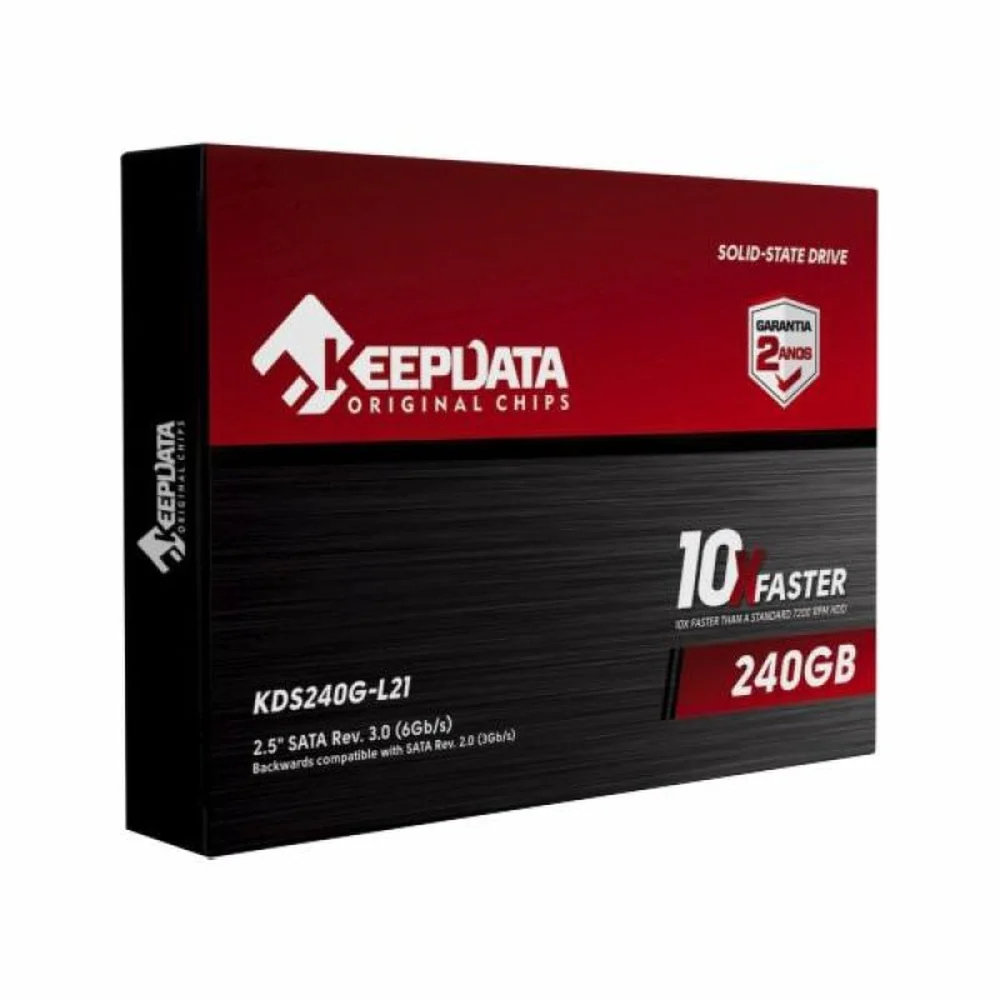 SSD 2.5 KeepData Original Chips Kds240G-L21 Cor Prateado 240gb