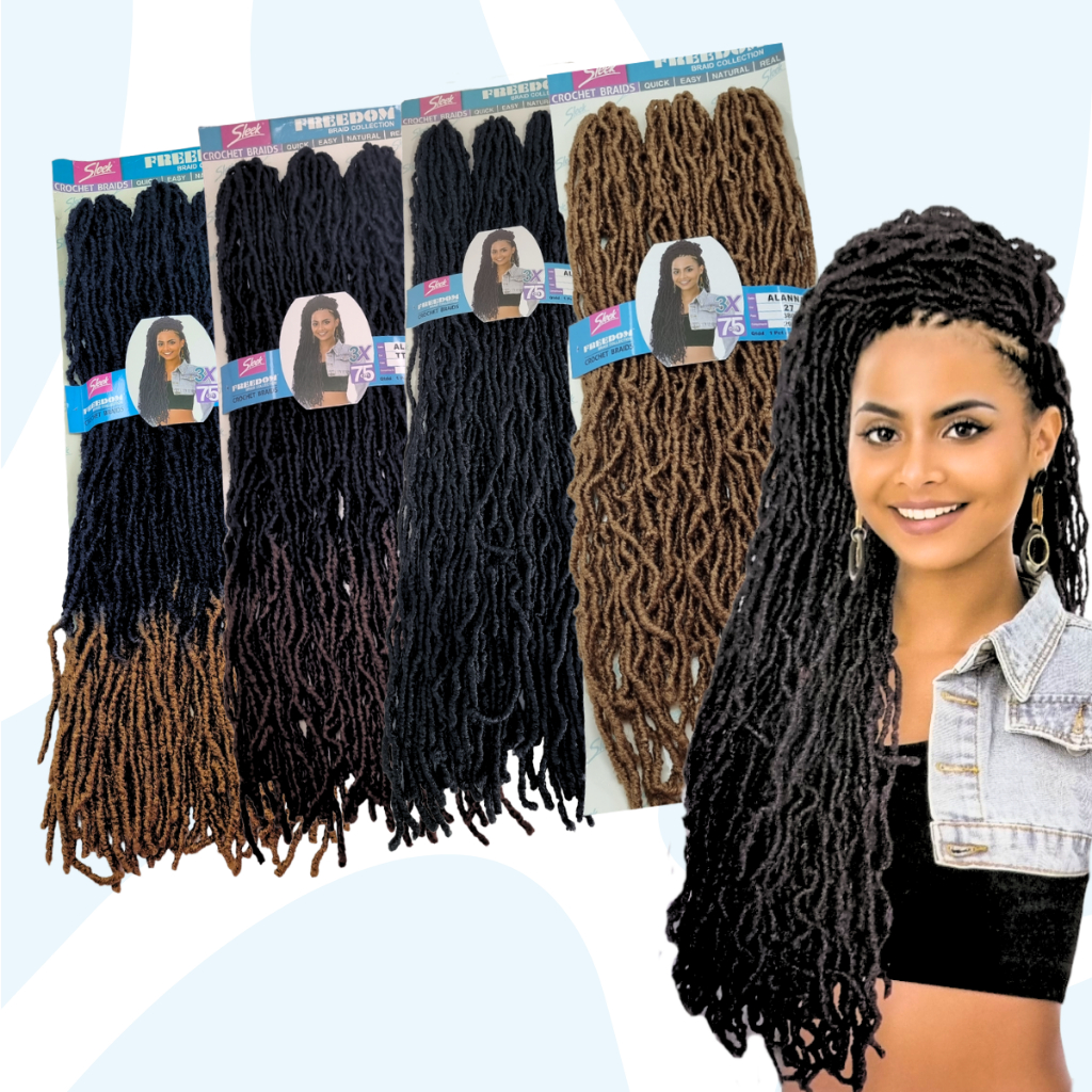 Cabelo Sintético Alanna Crochet Braid Goddes Sleek 380g 75cm