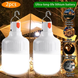 2 Luminarias de emergencia branca Recarregavel Led 40W 80W Portátil Acampamento Ar Livre Led
