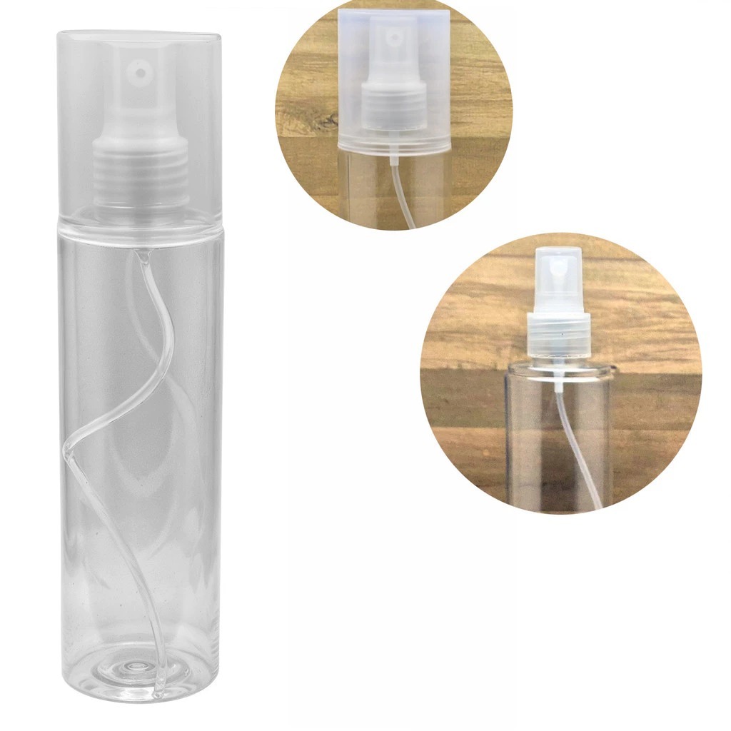 Frasco Plástico Pet 200ml Spray e Sobretampa Body Splash