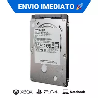 HD 500GB Slim 2.5 Xbox/PS3/PS4/Notebook - Disco Rígido Interno SATA 3 com NF e Garantia