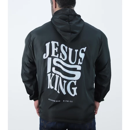 Corta Vento Masculino Streetwear Jesus is King Gos ...