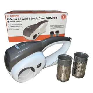 Ralador De Queijo Eletrico Bateria Bivolt Labravia Davvero