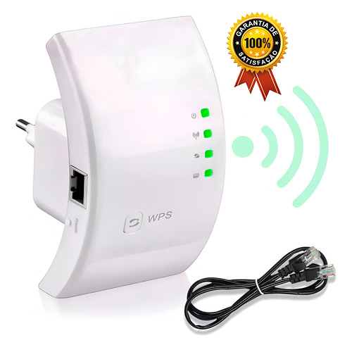 Repetidor Amplificador Sinal Wifi Wireless Potente Branco 900mb