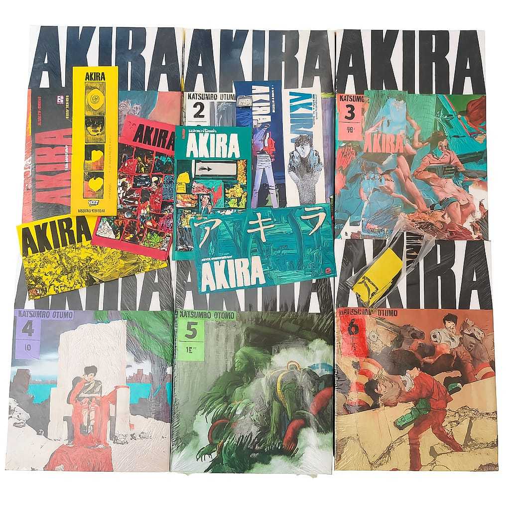 Akira - Completo - Volumes 1 ao 6 + brindes | Shopee Brasil
