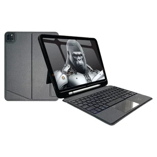 Capa Case para iPad de 10.9" e 11" Teclado Bluetooth, Touchpad, ABNT2, Suporte para Caneta - Gshield