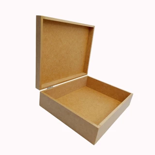 Caixa Mdf Cru 25x20x7 Cm Sem Fecho Para Decorar Presente
