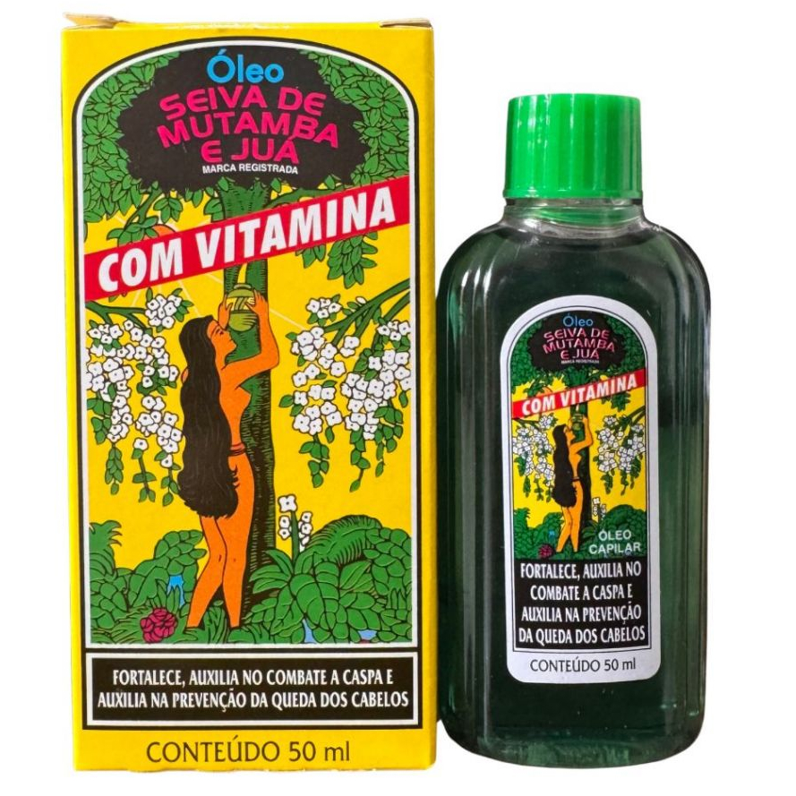 Óleo Para Cabelos Seiva de Mutamba e Juá Vitaminado 50ml | Shopee Brasil
