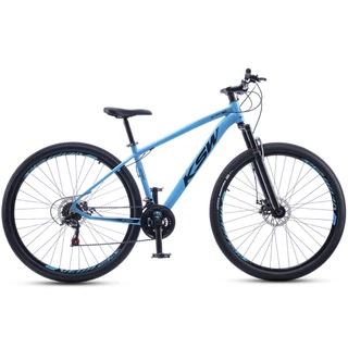 Bicicleta Aro 29 Ksw 21 Velocidades Cambio Shimano Alumínio Xlt 100 Mtb aero freio a disco suspensão MTB