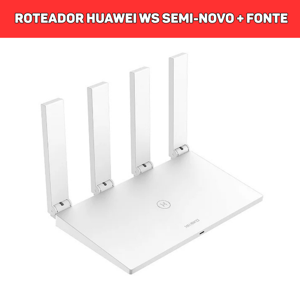 Roteador HUAWEI Modelo WS5200 1300Mbps Longo Alcance, Mais Rápido e potente + Fonte Seminovo