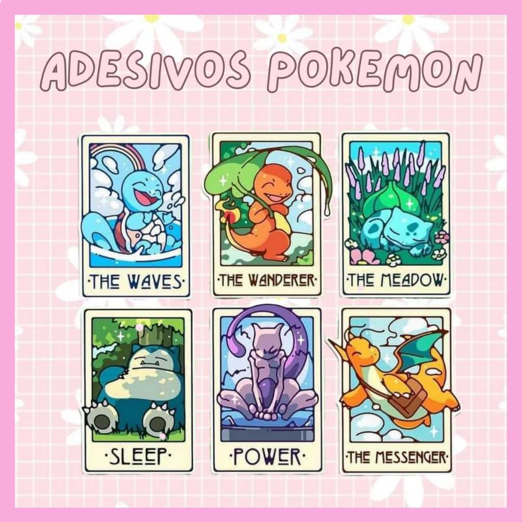 Adesivos Sticker Pokemon | Shopee Brasil