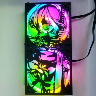GRADE GRELHA PARA COOLER FAN GRILL 240MM X 120MM PERSONALIZADO 2B NIER AUTOMATA ANIME PC SETUP GAMER