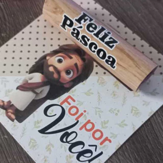 Kit personalizado +  mimo de pascoa  + lembrancinha cliente personalizado + nâo acompanha o batom em Oferta na Shopee