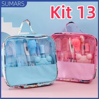 Kit 13 Peças Higiene Cuidado Bebê Recém Nascido Essencial Cuidados Com O Bebê Recém em Oferta na Shopee