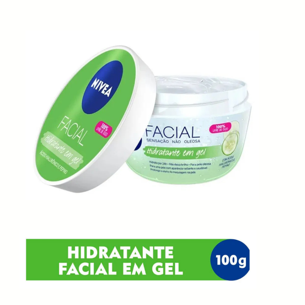 NIVEA GEL FRESH Hidratante Facial Para Pele Oleosas & Variações - 100g ...