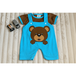 Conjunto de Bebê Macacão Jardineira Menino RN a 3 Meses Fofo Confortável em Oferta na Shopee