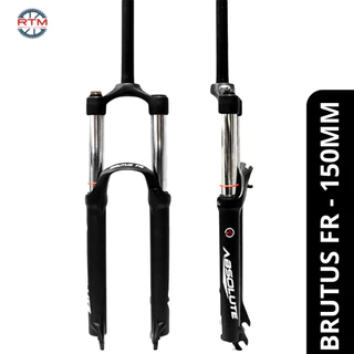 SUSPENSÃO ABSOLUTE BRUTUS FR - ARO 26 / CURSO 150MM / ESPIGA RETA / MOLA / EIXO 9MM - PRETO em Oferta na Shopee