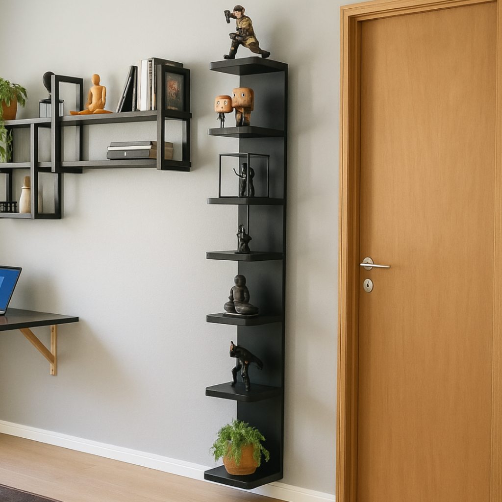Torre De Prateleiras Estante 170cm Para Quarto Escritorio Decoração