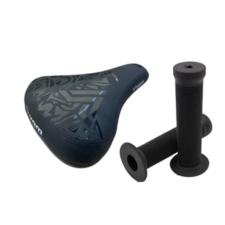 Kit Selim Banco Bike Dirt Bmx Wheeling Vgm Courvin Tipo Gios e Manopla