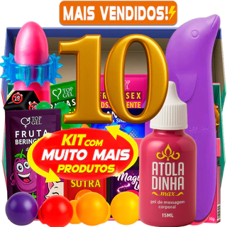 Vibrador Feminino Ponto G tip Golfinho Kit sex shop 10 Produtos eróticos  sexy shop uso casal adutos sexshop em Oferta na Shopee