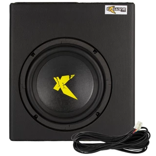 Caixa Amplificada Mini Slim Exclusive Xc 200 Subwoofer 200 Wrms C/ Chicote 4,5 Metros