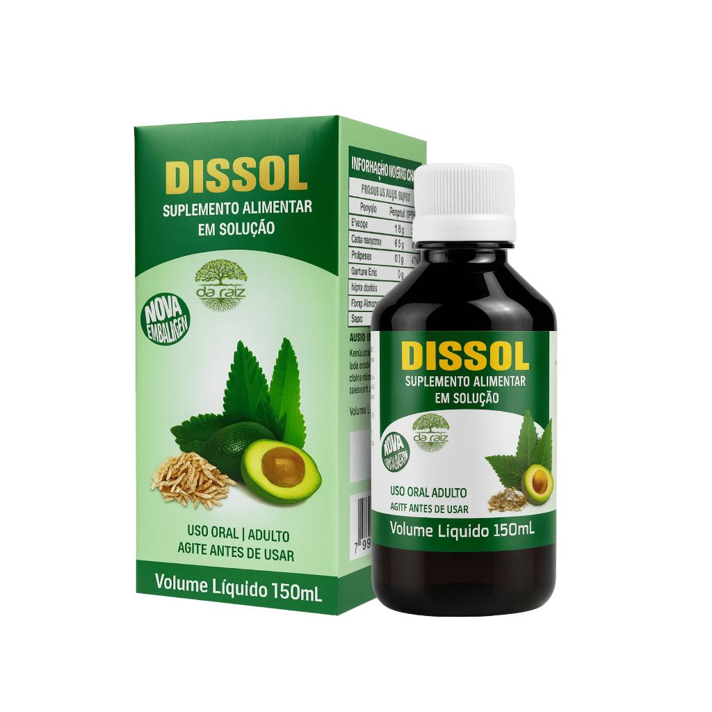 Dissol Suplemento Natural Para Cálculos 150ml Da Raiz | Shopee Brasil