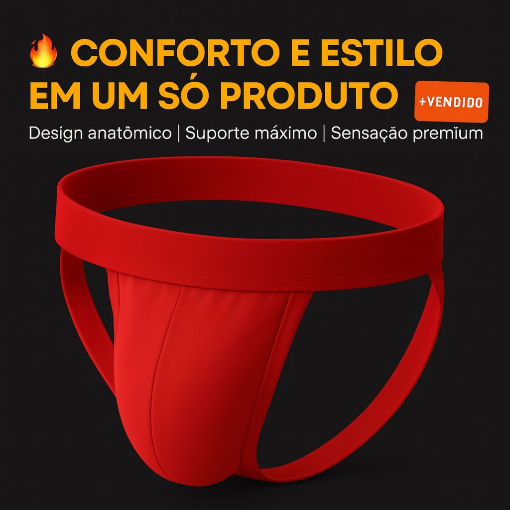 Jockstrap Masculino Anatômico – Conforto, Estilo e Liberdade no Seu Dia a Dia