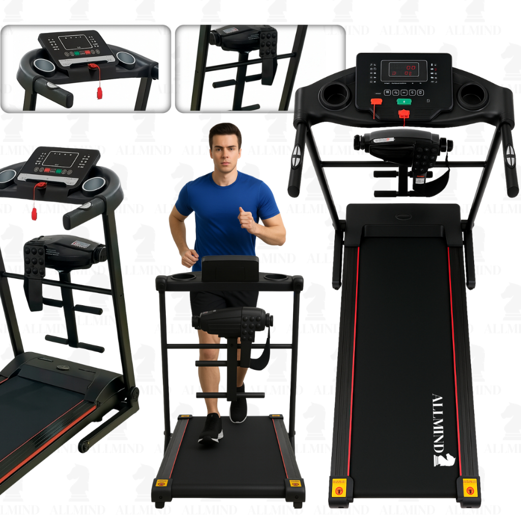 Esteira Elétrica Ergometrica Dobravel 3 Posições 120kg Esteira De ...