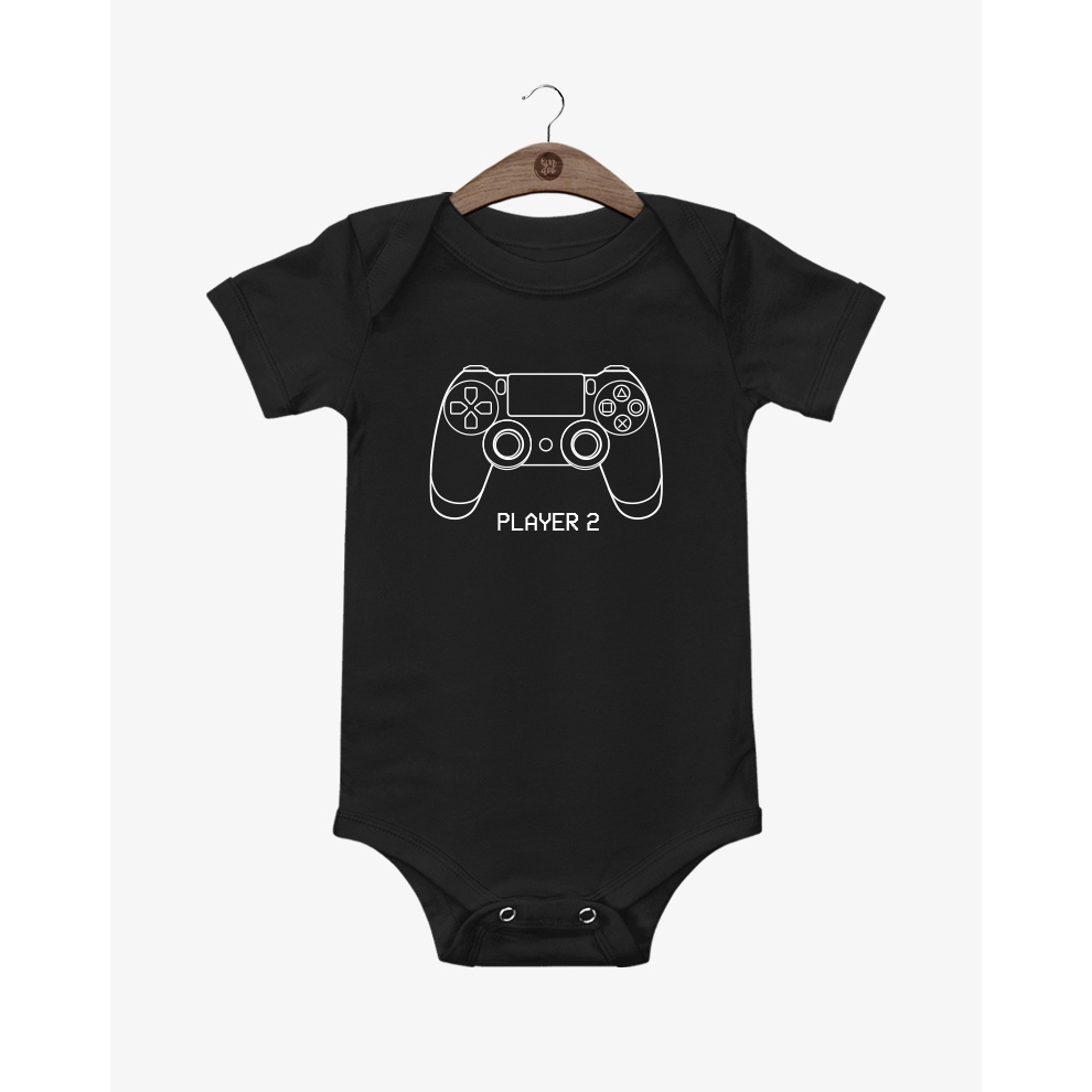 Body Bebê Player 2 Gamer 100% Suedine Algodão | Shopee Brasil