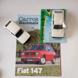 Miniatura Coleção "Carros do Brasil Clássicos 2" Fiat 147 Presente colecionável top