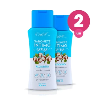 Kit 2 Sabonete Íntimo Sense Algodão 200ml Belkit em Oferta na Shopee