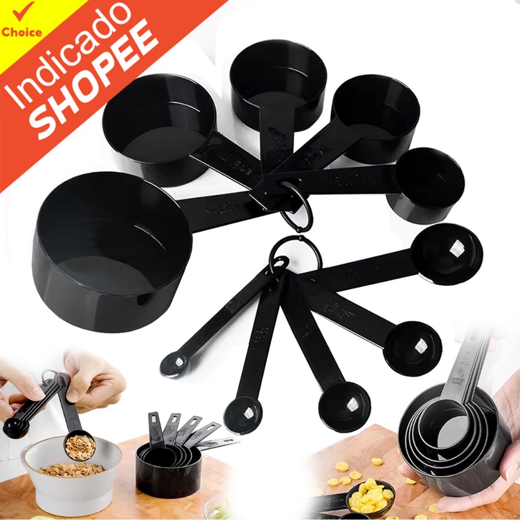 Kit Colheres Medidoras Para Receita Uso Profissional E Casei
