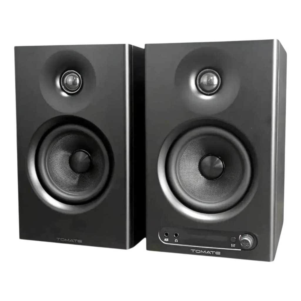 Par Caixas Som Home Studio Profissional 110w Mts 2043 Tomate