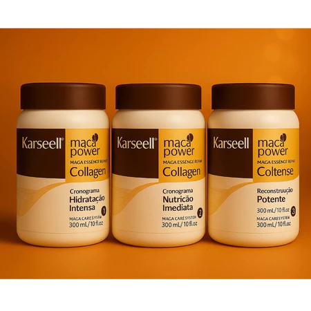 Kit Cronograma Capilar Completo Karseell – 3 Máscaras (Hidratação, Nutrição e Reconstrução) Kit Cronograma Capilar Completo Karseell – 3 Máscaras (Hidratação, Nutrição e Reconstrução)
