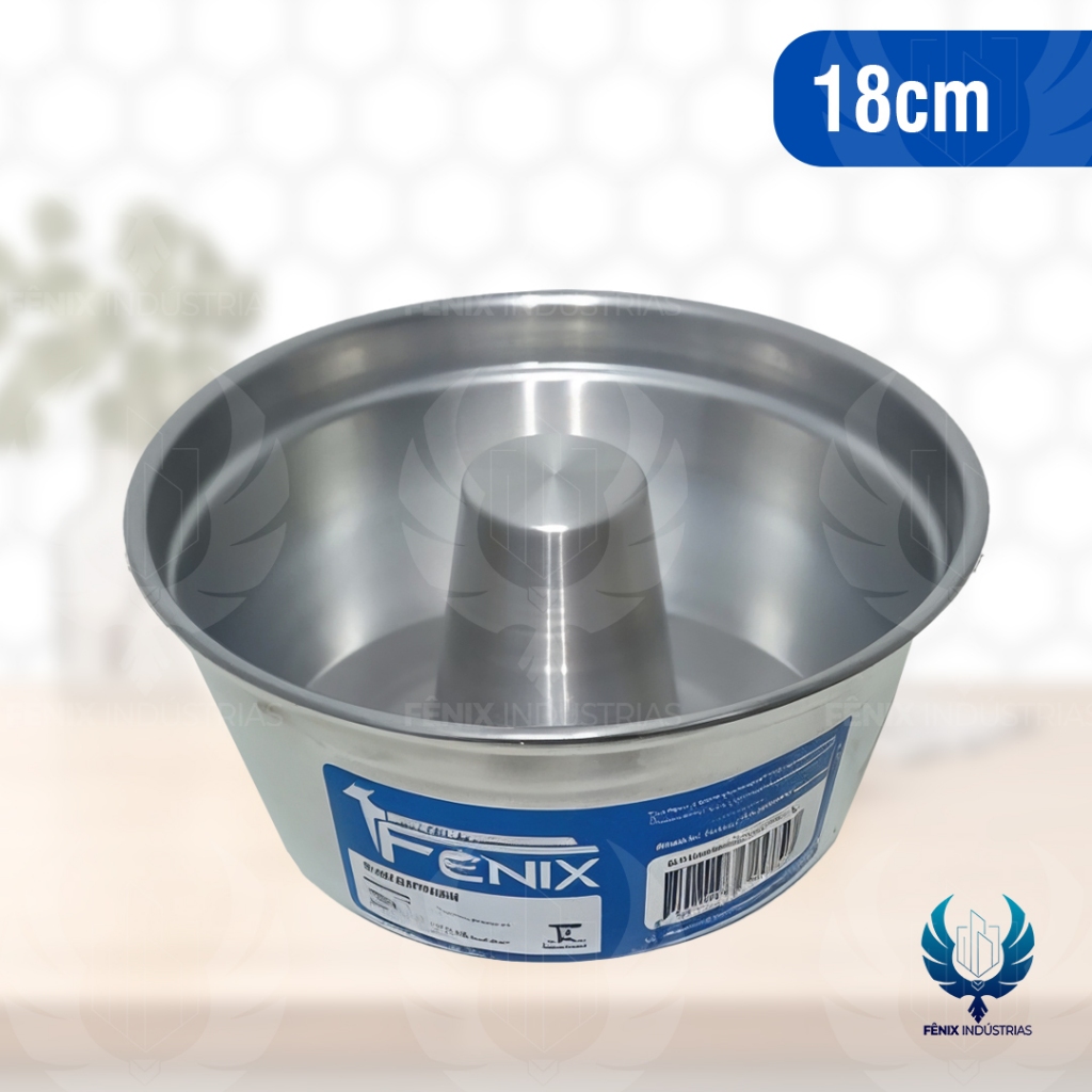 Forma de Bolo de Alumínio Nº 18 – 18 cm | Linha Polida | Fabricada pela ...