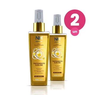 Kit 2 Óleo Extraordinário Tratamento Sublime 100ml Finaliza Nutre e Brilha os Cabelos Belkit em Oferta na Shopee